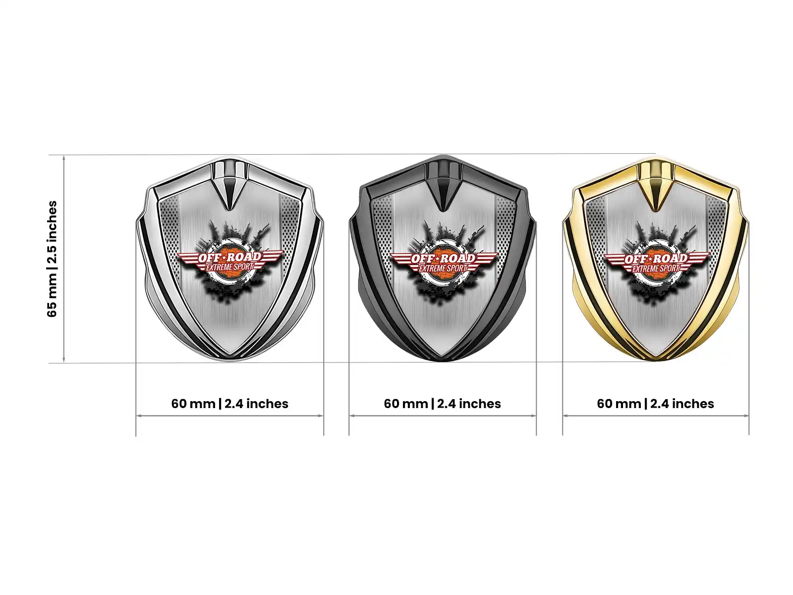 Emblem Metal Badge Standard Stylish